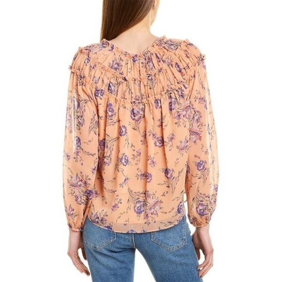 Socialite Ruffled Top Floral - Picture 2 of 9